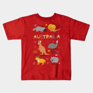 Australian Animals Kids T-Shirt